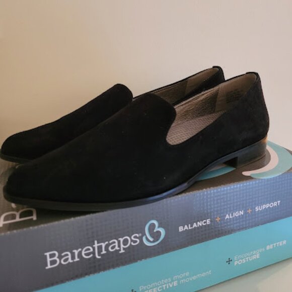 Baretraps Black Suede Loafer - Picture 3 of 12